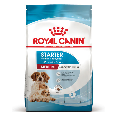 Сухий корм для новонароджених собак середніх порід  ROYAL CANIN MEDIUM STARTER (домашня птиця), 1 кг